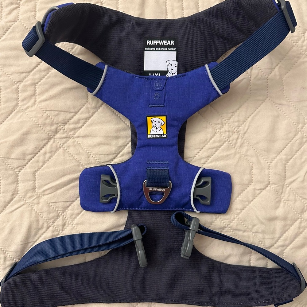 Huckleberry L/XL Ruffwear Front Range Harness (NEW)